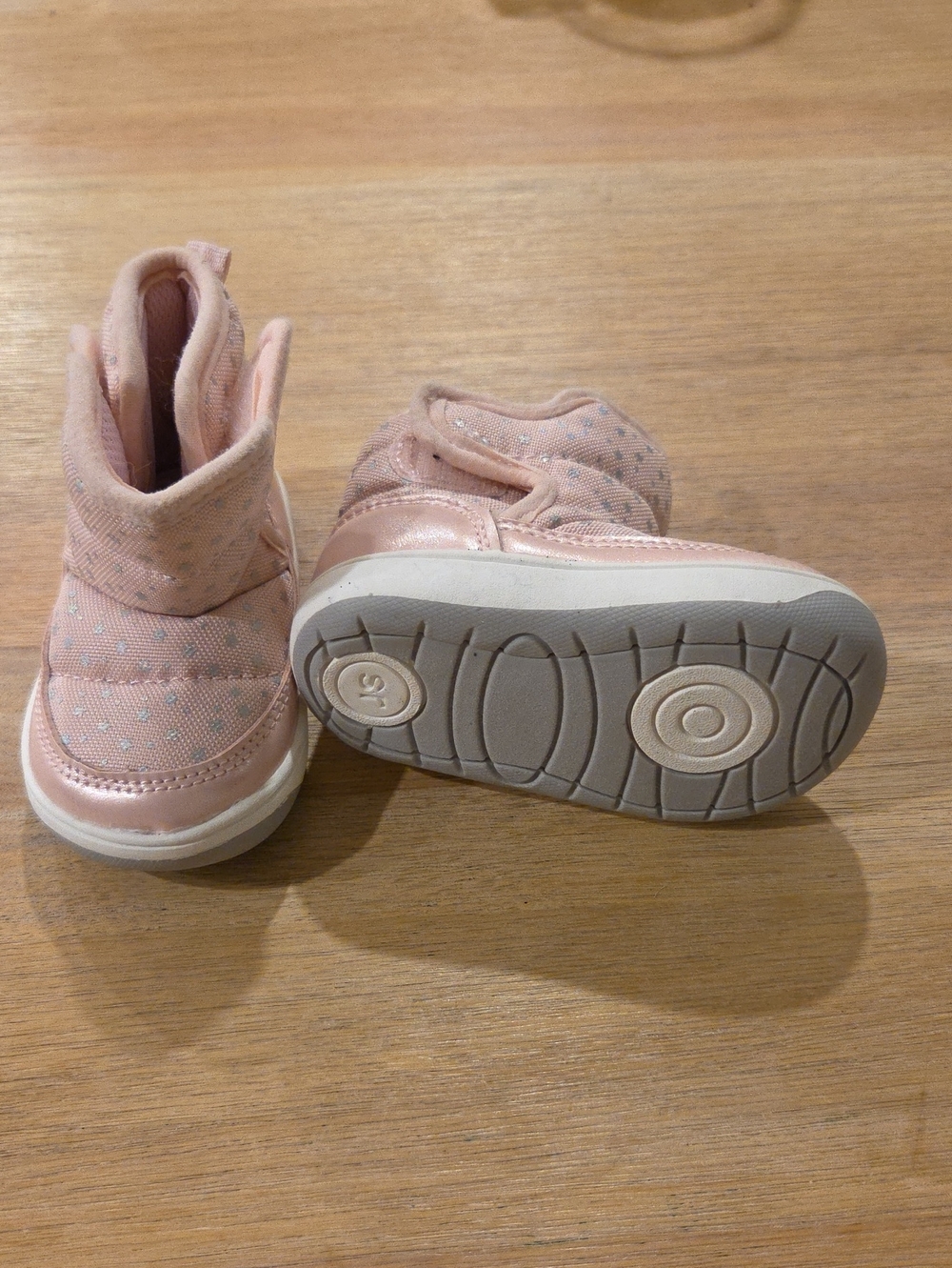 Kids Pink Glitter Winter Boots - Soft Slip-On Stride Rite